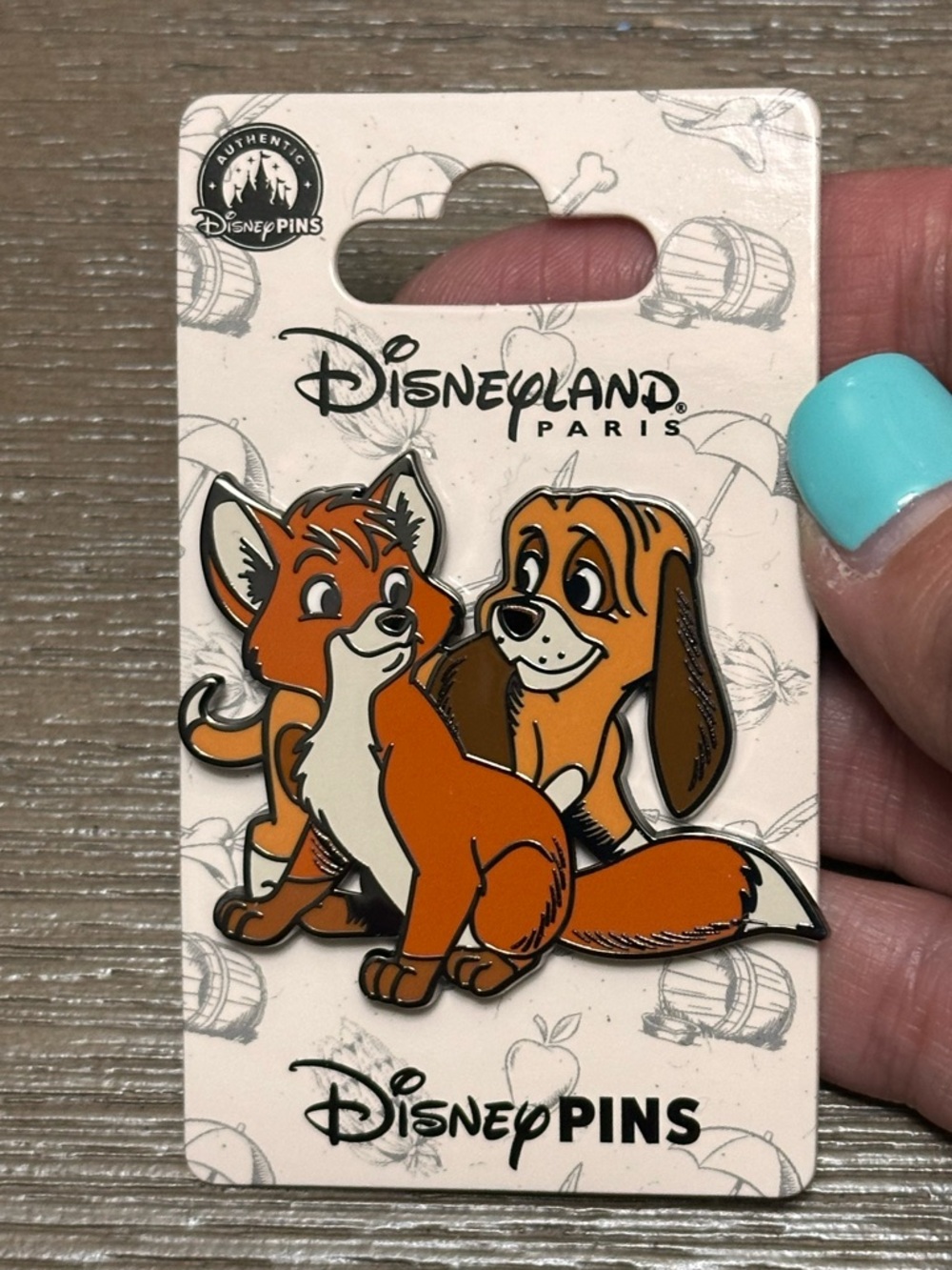 Disneyland Paris Disney The Fox and The Hound Pin Tod & Copper - 2026 DLP